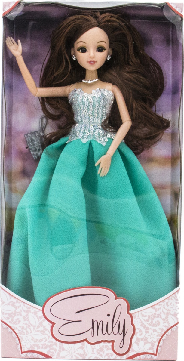 Кукла Эмили 29 см шарнирная, в бальном платье   