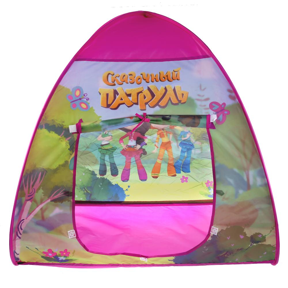 Палатка детская игровая - Сказочный патруль с тоннелем  