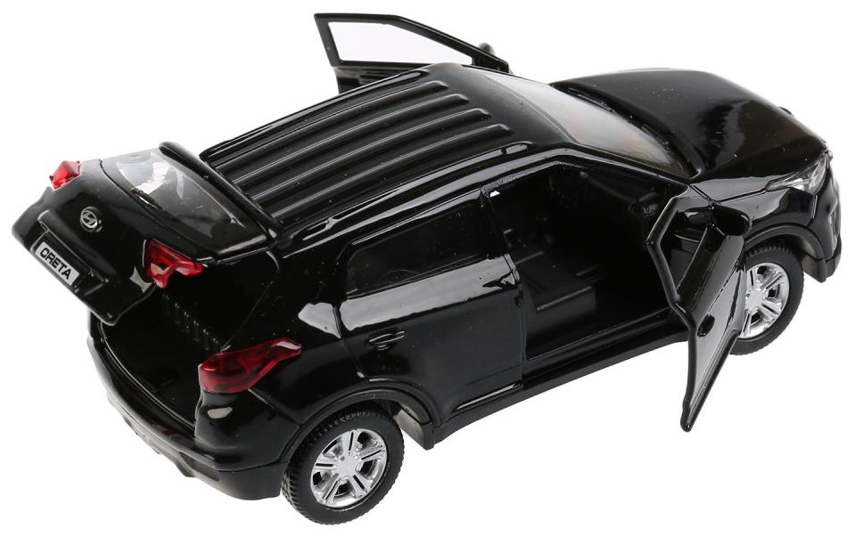Металлическая модель – Hyundai Creta черного цвета, 12 см  
