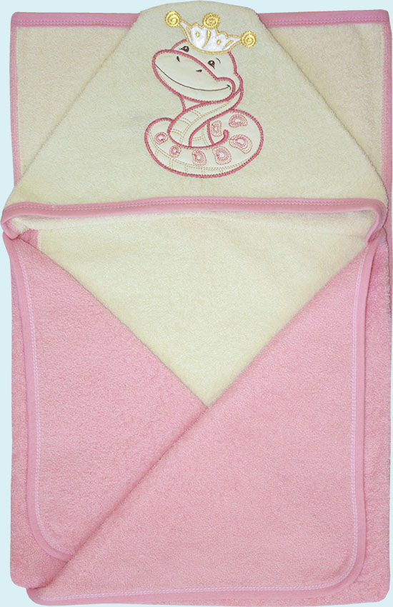 Банное полотенце, розовое  