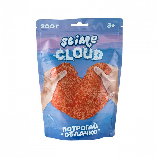 Слайм Cloud-slime - Рассветные облака с ароматом персика, 200 г  