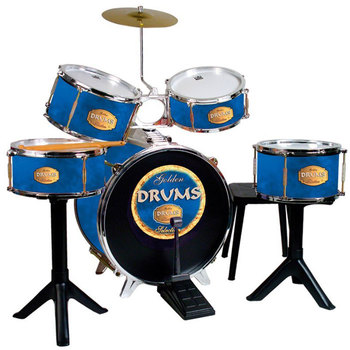 Барабанная установка - Золотые барабаны, 5 барабанов 