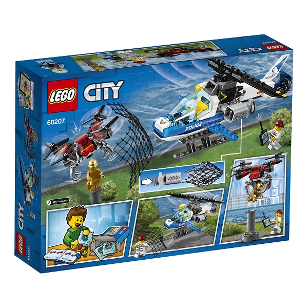 Конструктор Lego City Police - Воздушная полиция: погоня дронов  