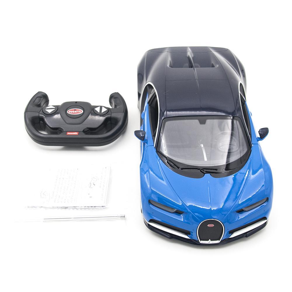 Машина на радиоуправлении 1:14 Bugatti Chiron, цвет синий  