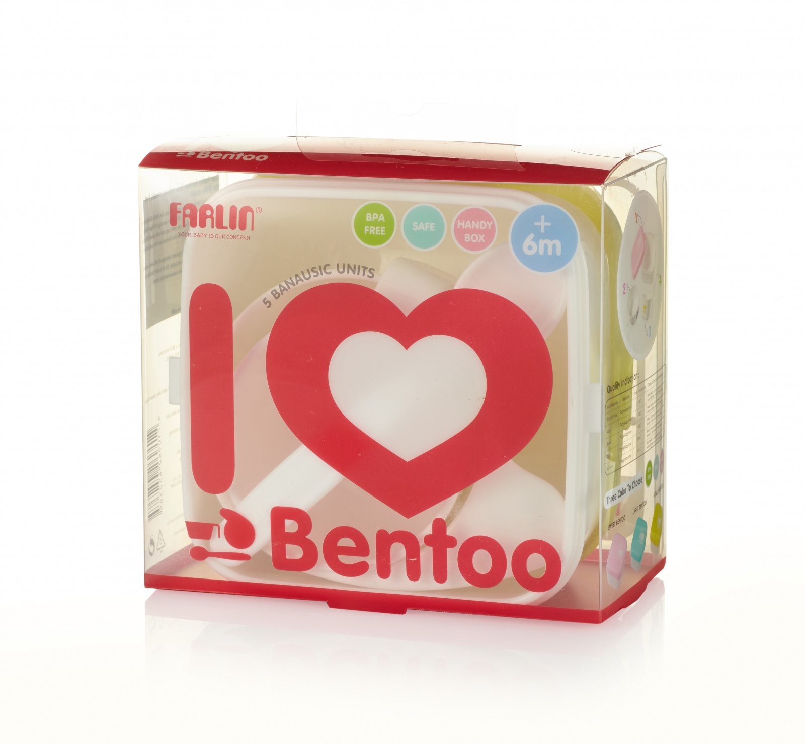 Полезный контейнер для еды - Bentoo, зеленый  