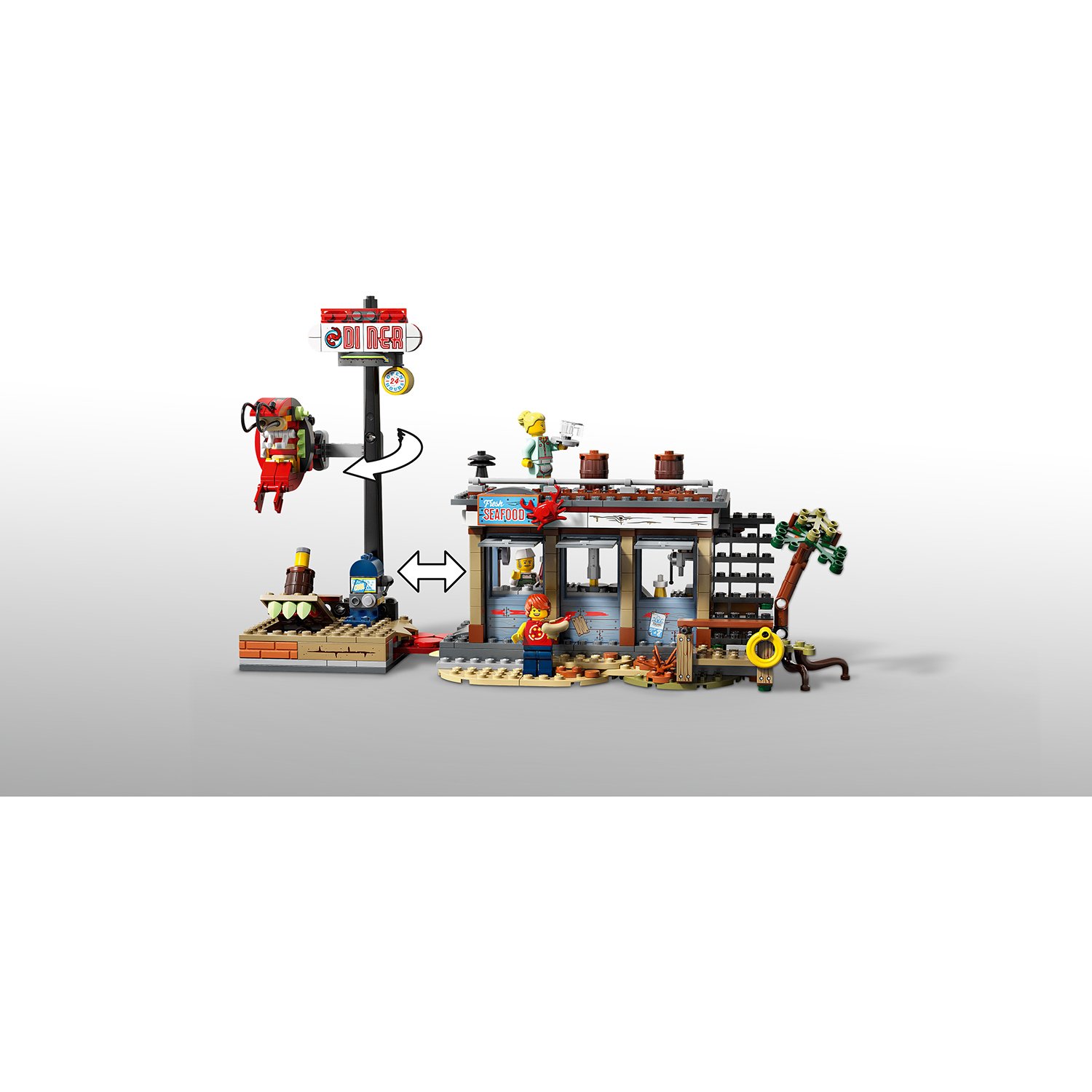 Конструктор Lego® Hidden Side - Нападение на закусочную  