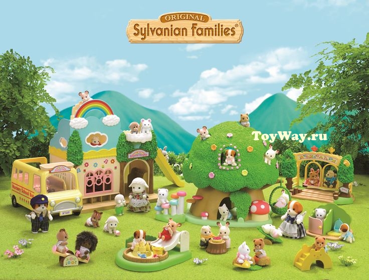Sylvanian Families - Детская площадка "Лесной городок"  