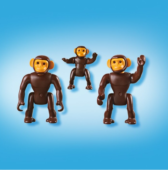 Игровой набор из серии Зоопарк: Семья шимпанзе  