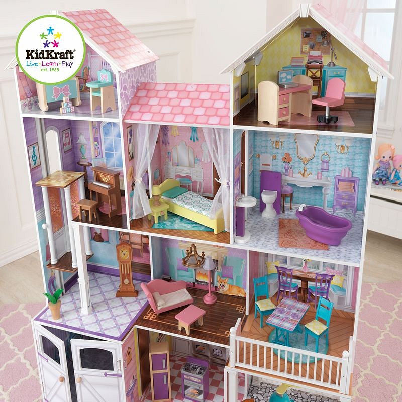Дом для классических кукол до 32 см Country Estate - Загородная усадьба с мебелью  