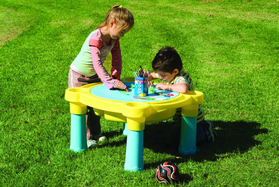 Детская пластиковая песочница-стол Marian Plast 375 Песок – Вода  