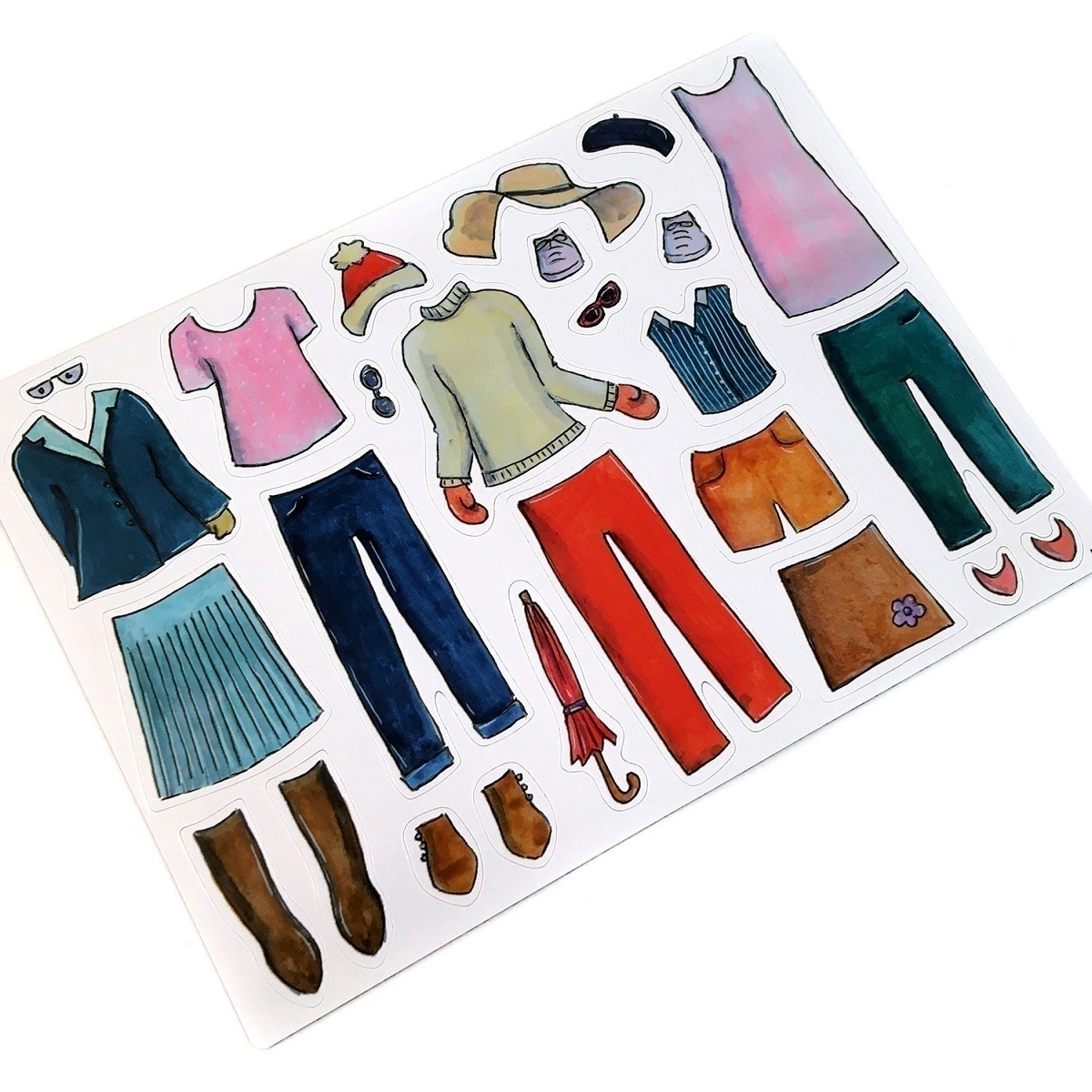 Магнитная игра Мода для девочек с нарядами  