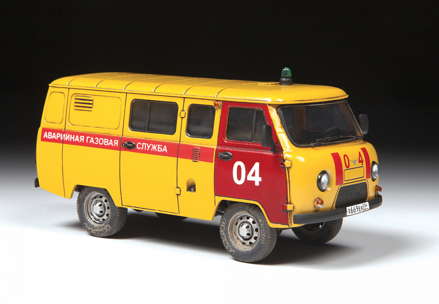 Сборная модель – УАЗ 3909 Аварийная газовая служба  