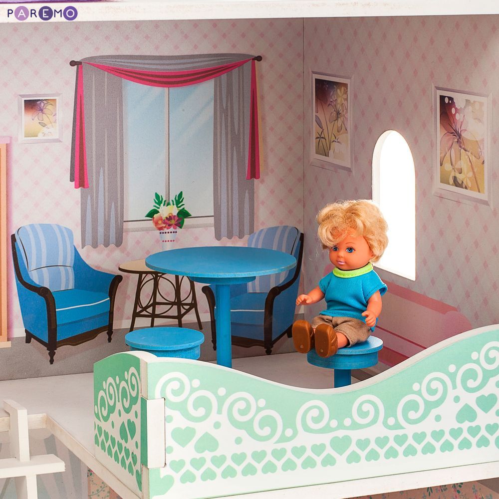 Кукольный домик - Вивьен Бэль, с мебелью  