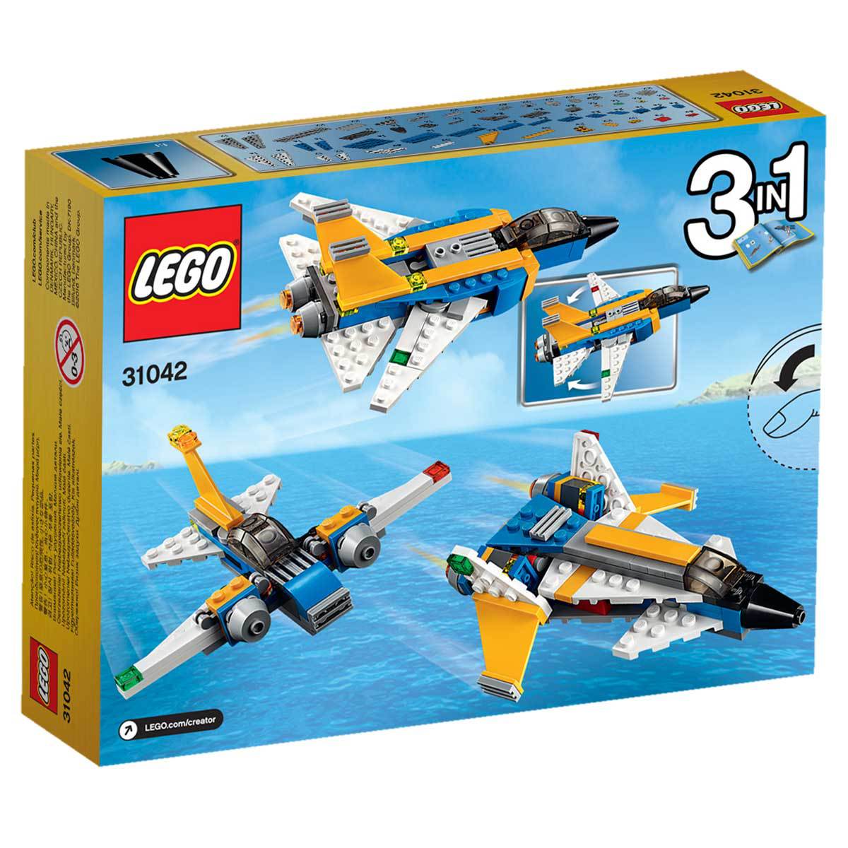 Lego Creator. Реактивный самолет  