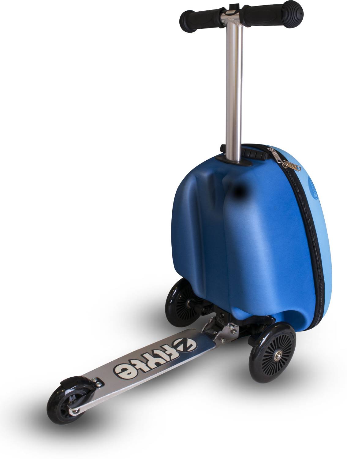 Самокат-чемодан Monster Blue, 38 см   