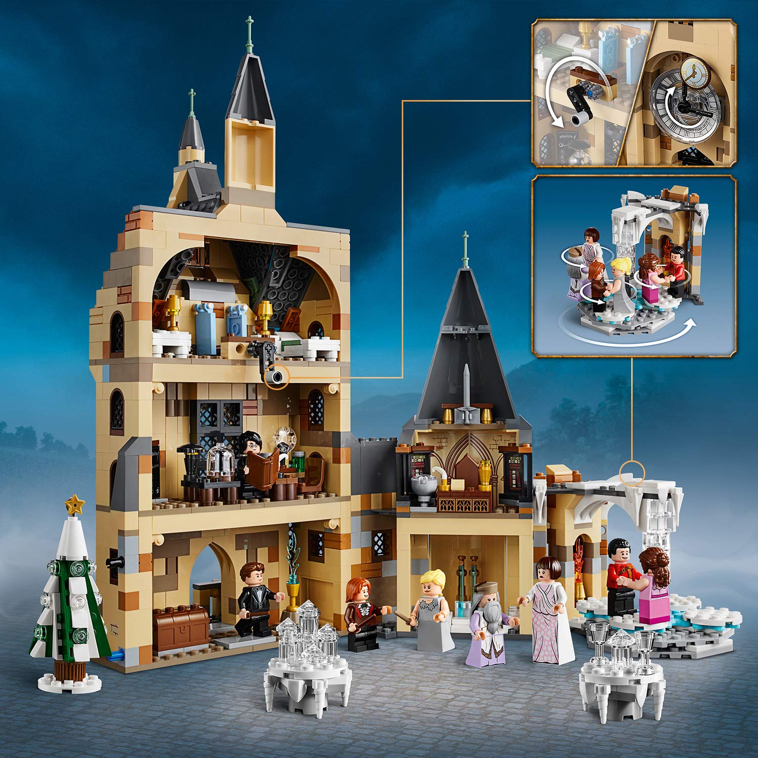 Конструктор Lego Harry Potter - Часовая башня Хогвартса  