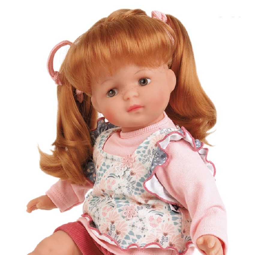 Кукла мягконабивная Ханна рыжая, 36 см  