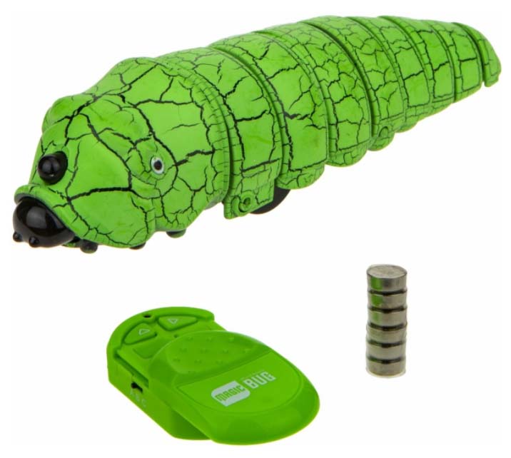 Интерактивный питомец RoboLife – Робо-гусеница на ИК, зеленая  