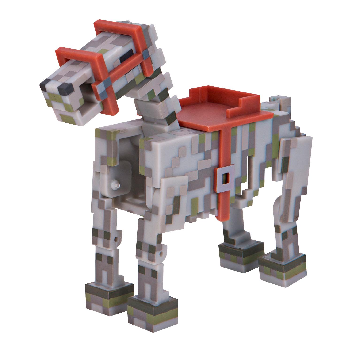 Набор Minecraft - Алекс со скелетом лошади, 6 предметов  