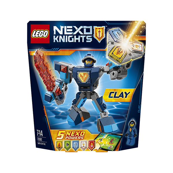 Lego Nexo Knights. Боевые доспехи Клэя  