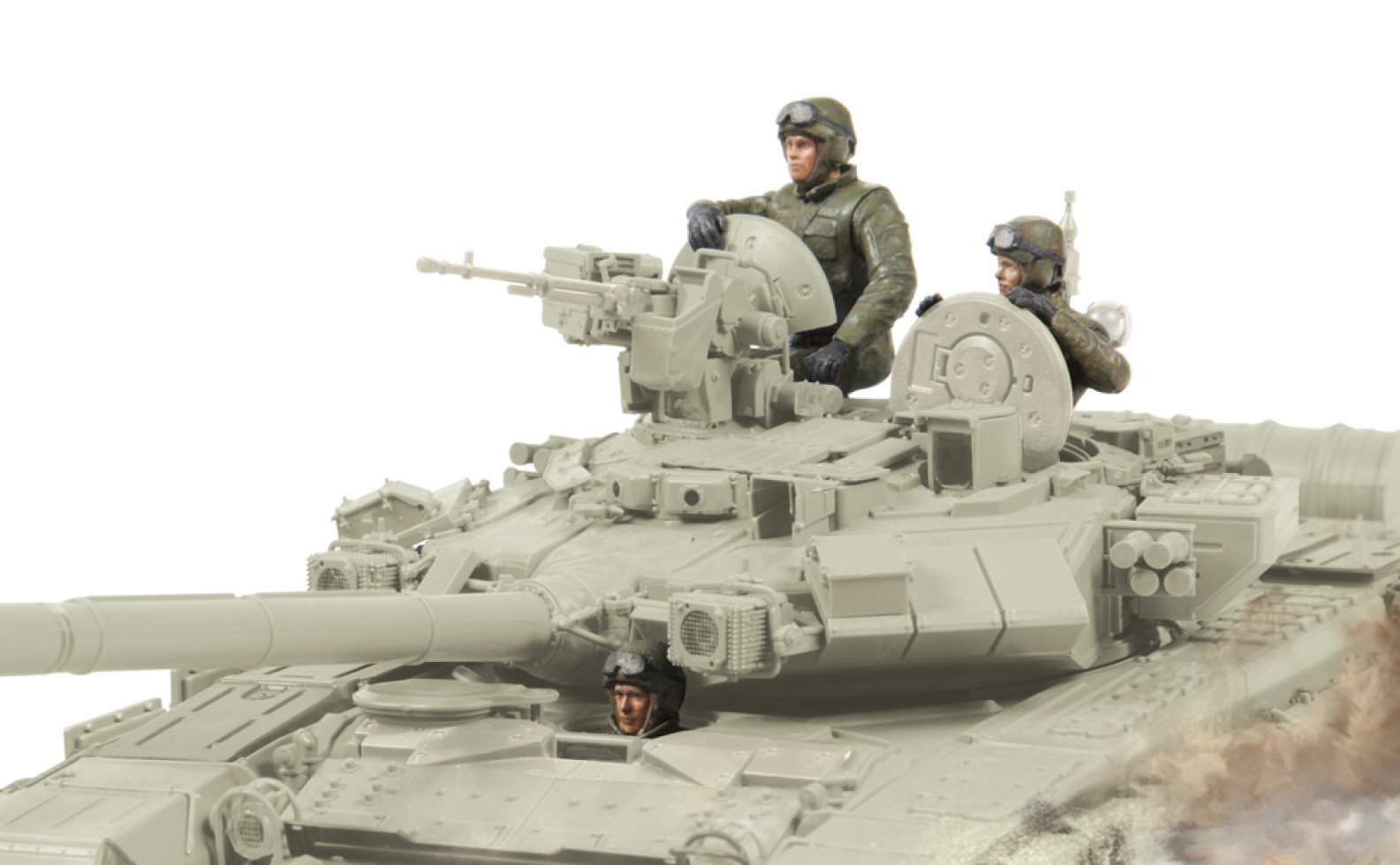 Модель сборная - Российские современные танкисты в боевом защитном костюме 6Б15 - Ковбой  