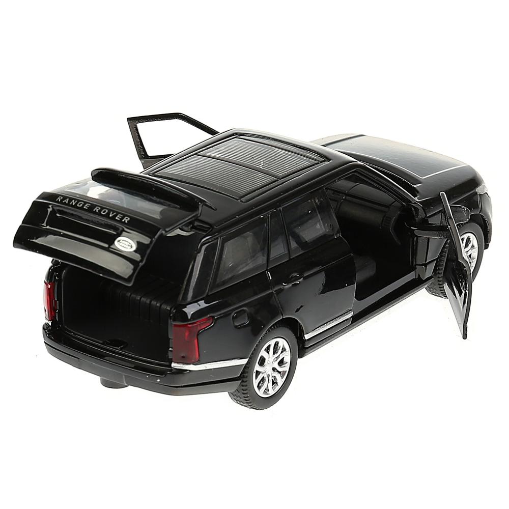 Металлическая инерционная машина - Range Rover Vogue, черный, 12 см  