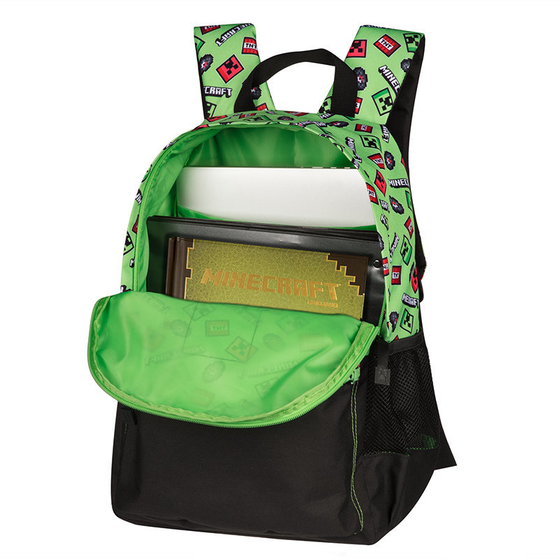 Рюкзак из серии Minecraft - Creeper Scatter Green, цвет – зеленый  