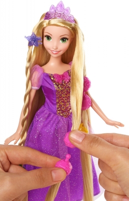 Кукла Рапунцель с длинными волосами и аксессуарами  