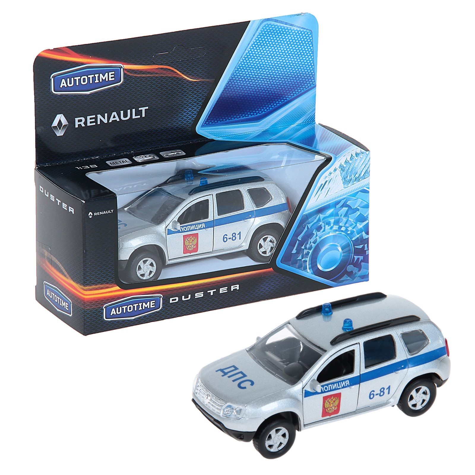 Машинка - Renault Duster - ДПС, 1:38  