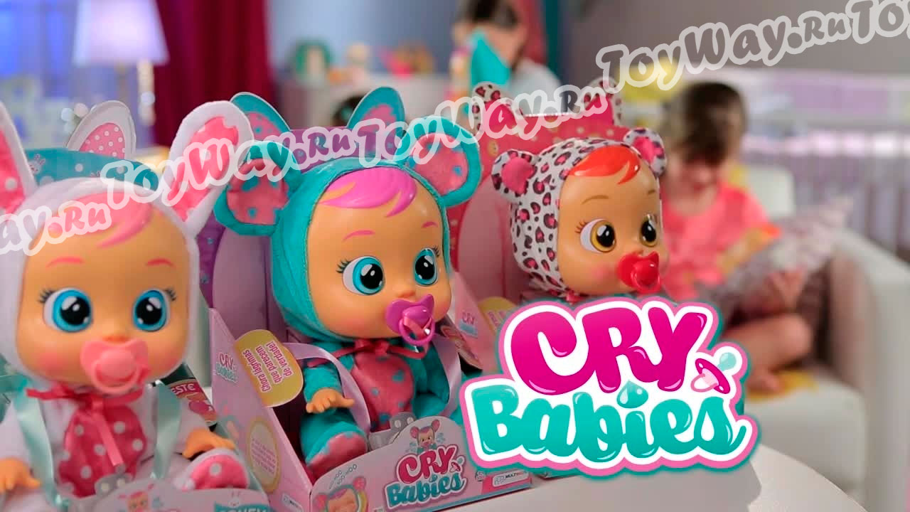 Кукла Cry Babies - Зайчик Кони, плачет, озвучена, 31 см  