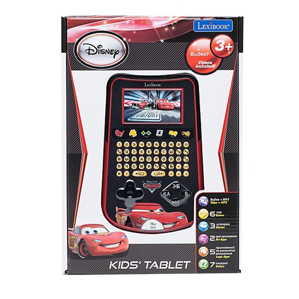 Детский компьютер - планшетник Тачки Kid's Tablet Cars  