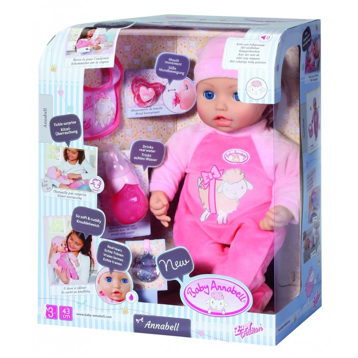 Кукла многофункциональная Baby Annabell, 43 см.  