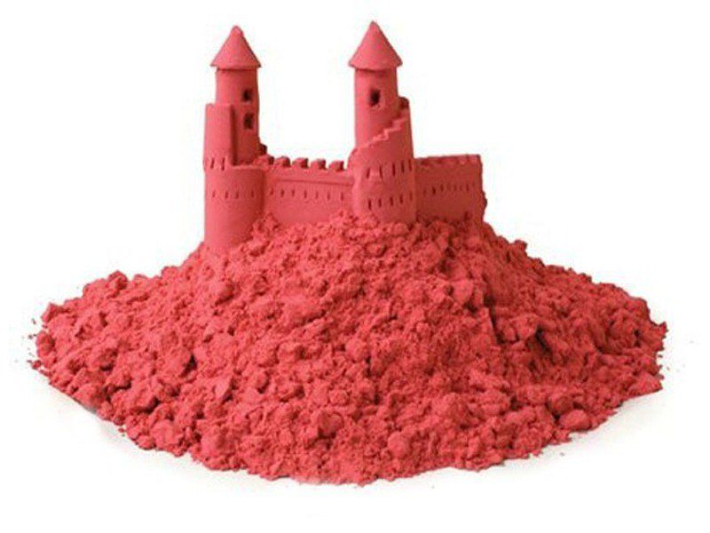 Песок космический, розовый, 0,5 кг.  