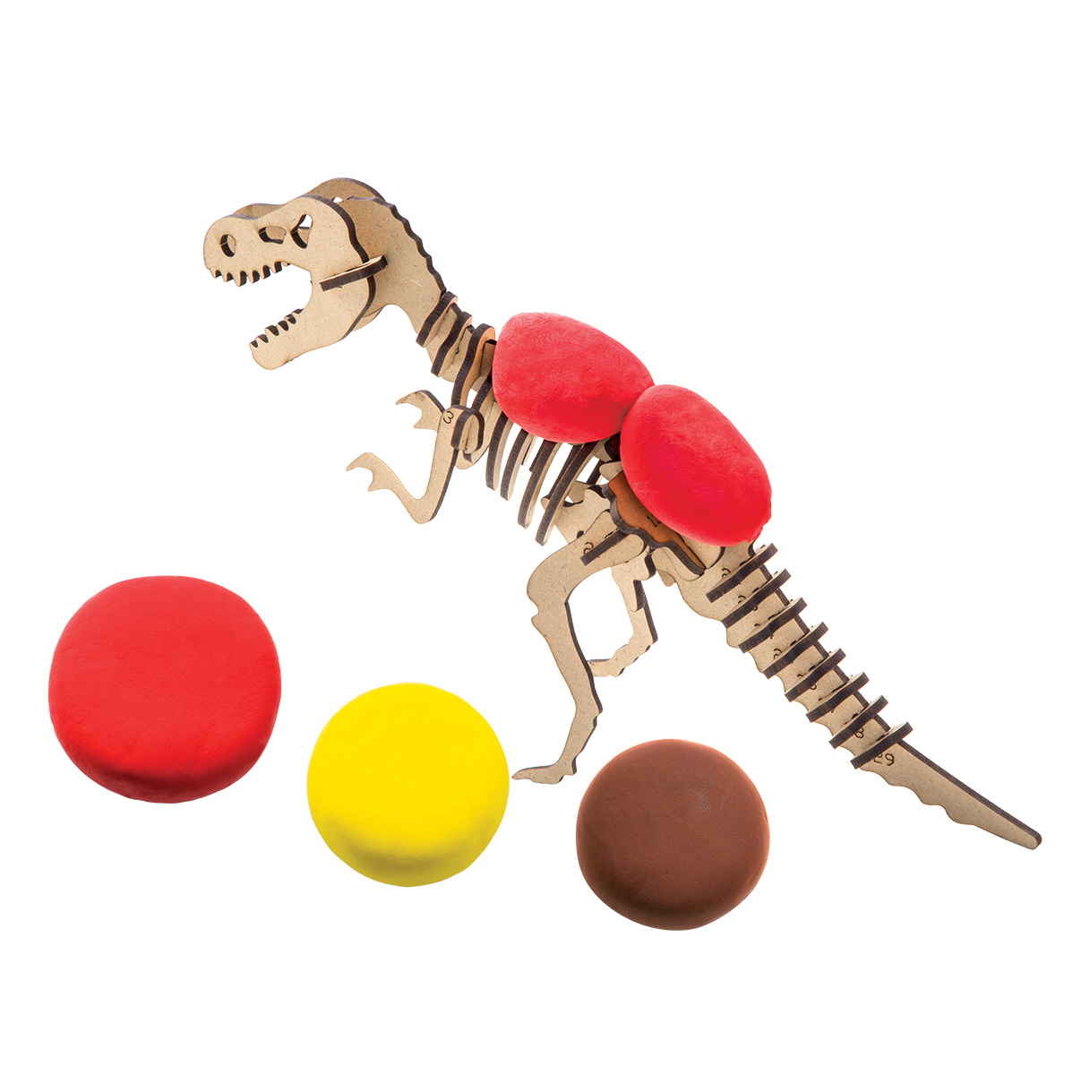 Конструктор и набор для лепки – Тираннозавр  
