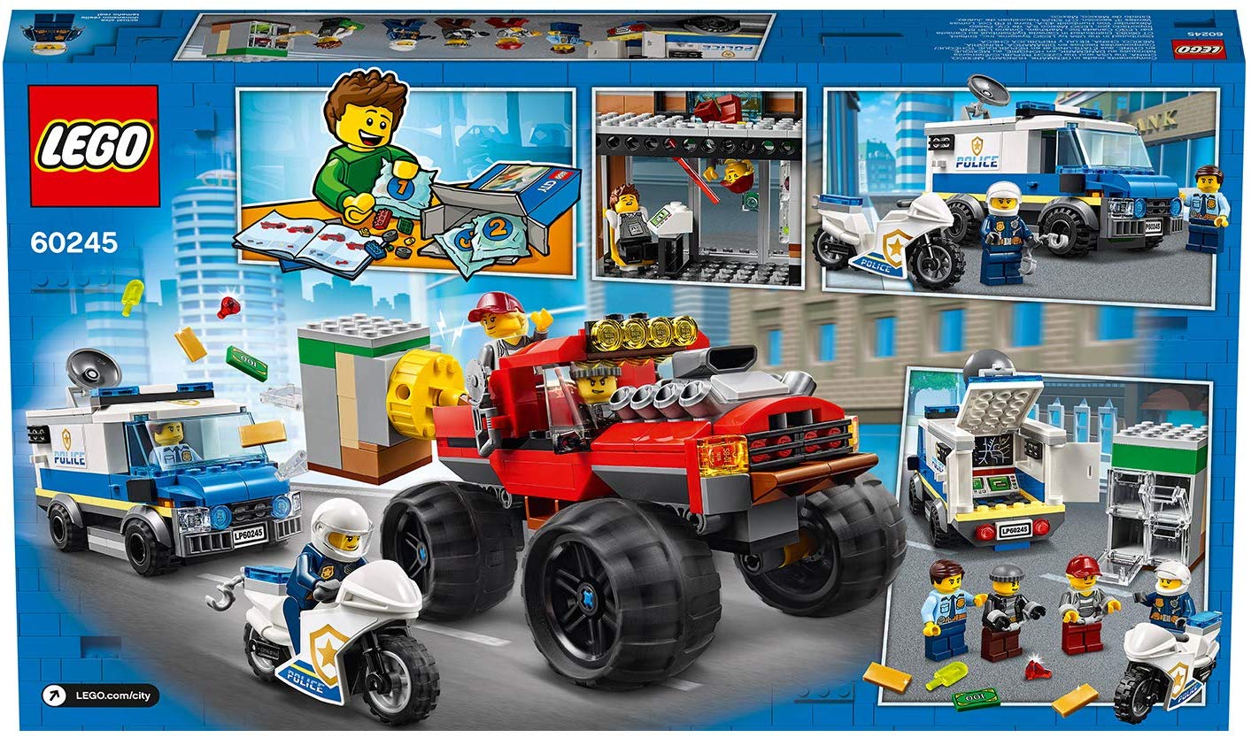 Конструктор Lego City Police - Ограбление полицейского монстр-трака  