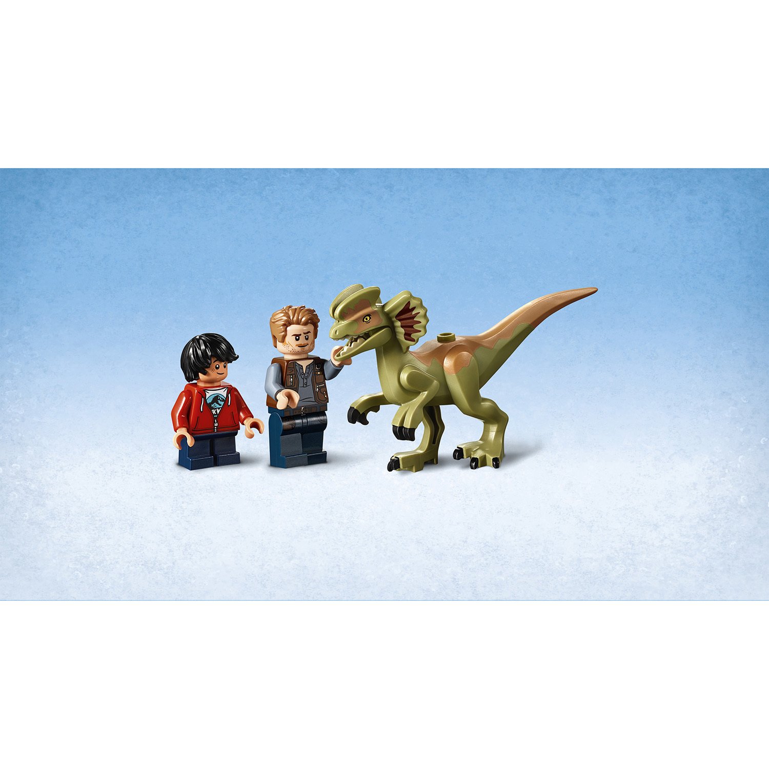 Конструктор Lego Jurassic World - Побег дилофозавра  