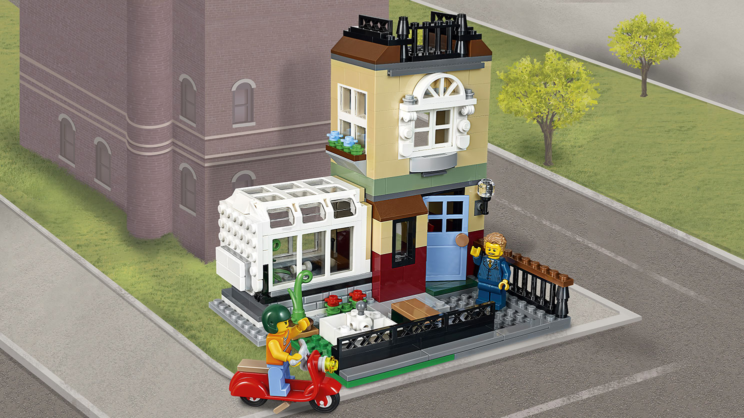 Lego Creator. Домик в пригороде  