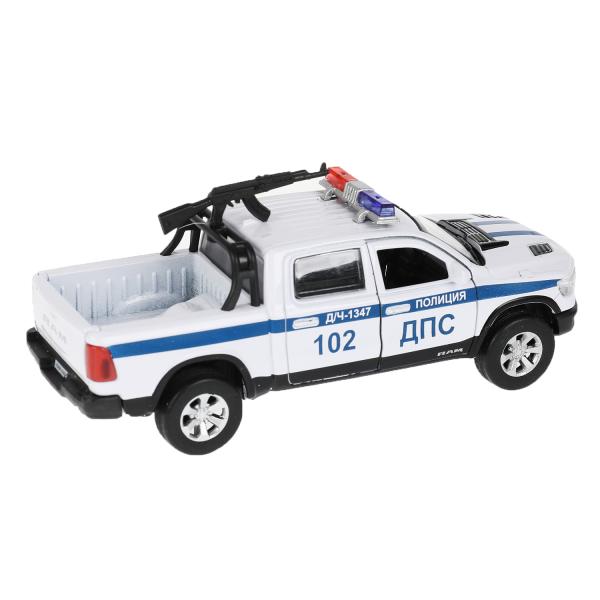 Машина Полиция Dodge Ram 13 см двери и багажник открываются металлическая инерционная  