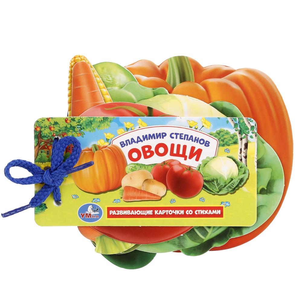 Развивающие карточки на шнурке – Овощи, В. Степанов  