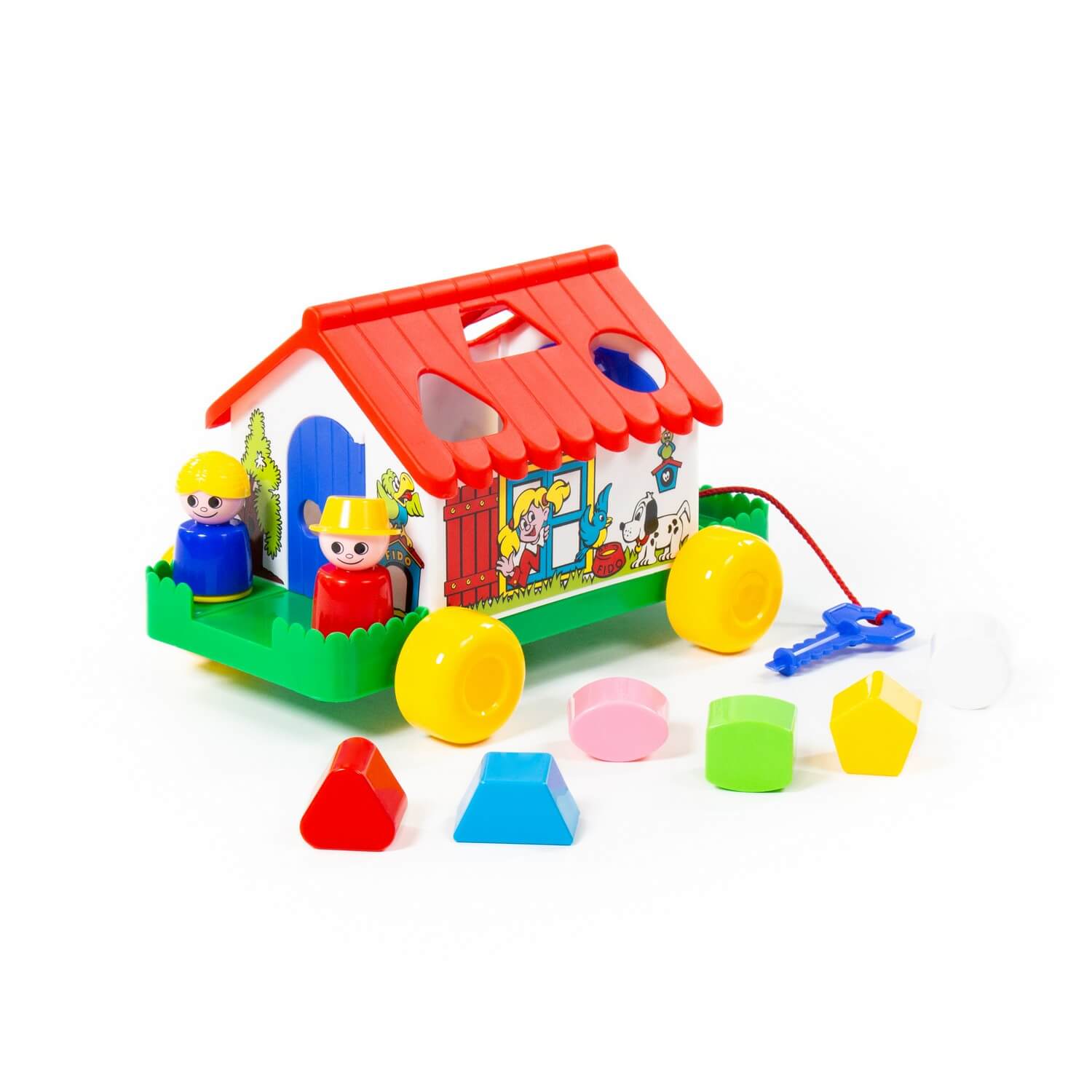 Развивающая игрушка-сортер Игровой дом, в коробке  