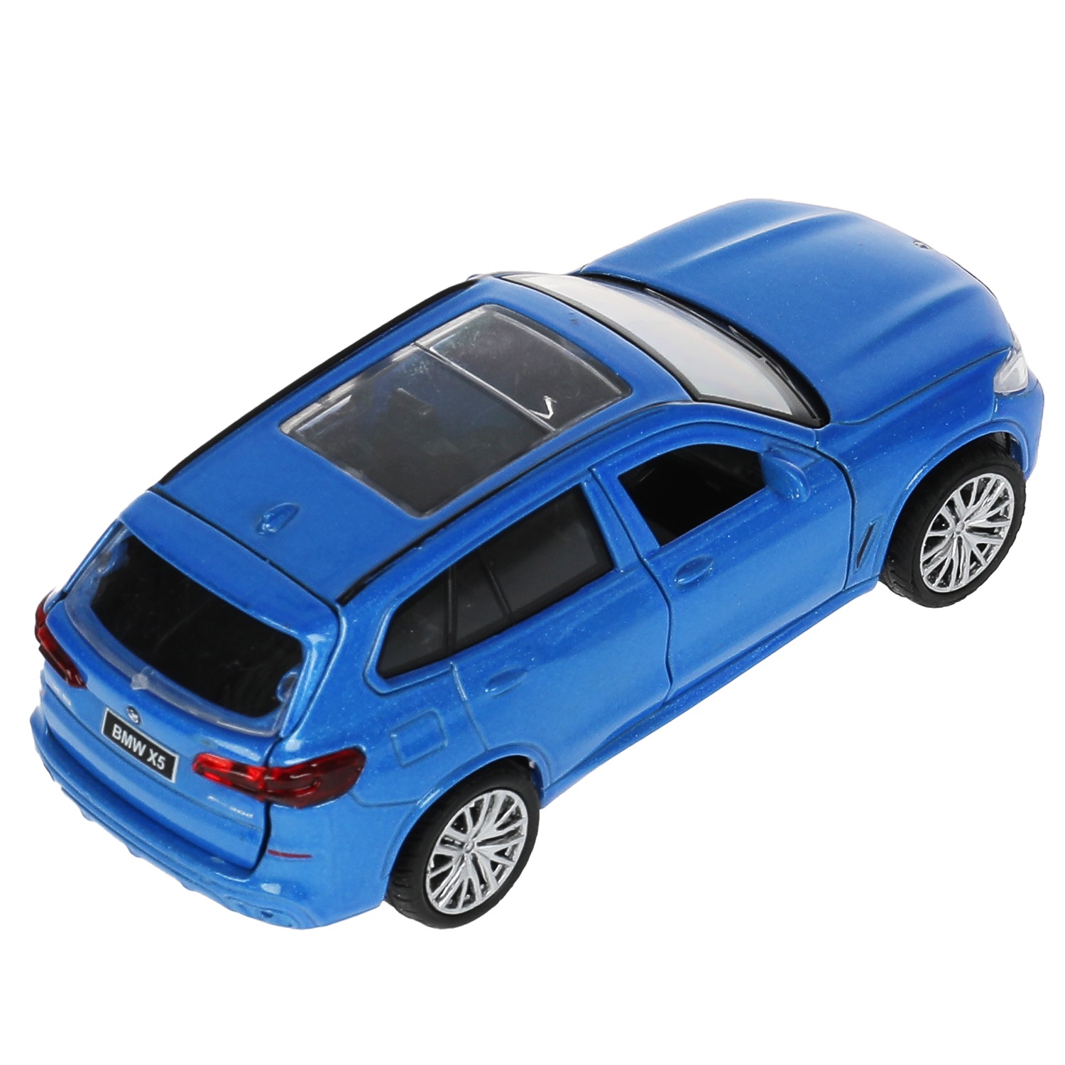 Модель BMW X5 M-Sport 12 см двери и багажник открываются инерционная металлическая  