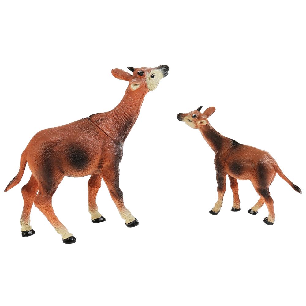 Игровой набор Рассказы о животных – Животные Мамы и малыши, корова и теленок  