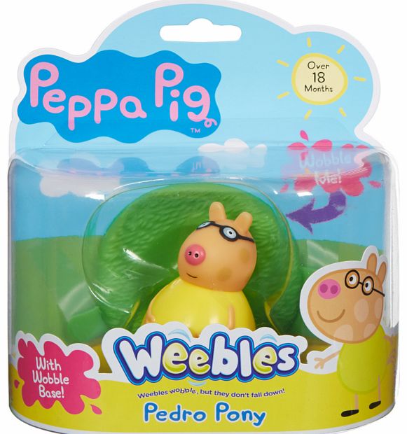 Фигурка-неваляшка пони Педро Weebles Peppa Pig  