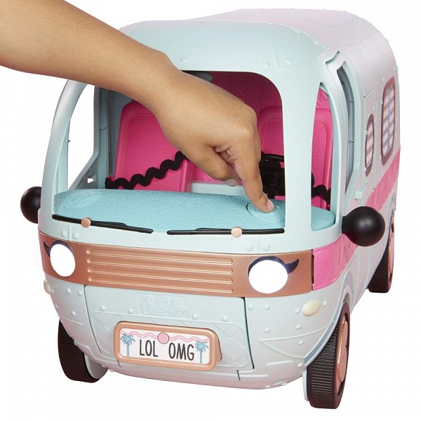 Автобус для кукол LOL Surprise Glamper, свет и звук  