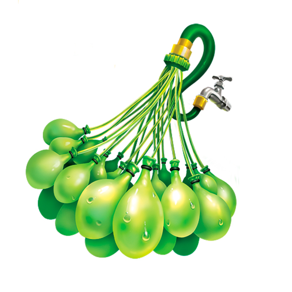 Шары Bunch O Balloons, продвинутый набор из 100 шаров с пусковым устройством и дисплеем  