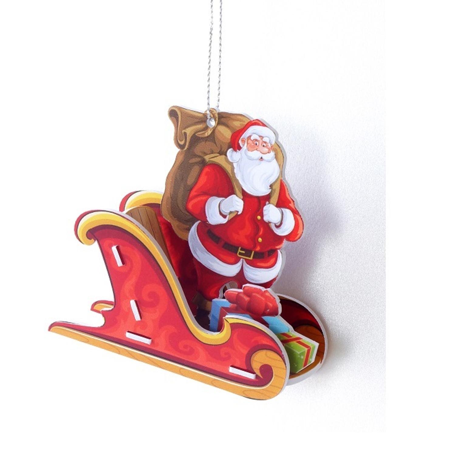 Игрушка 3D пазл - Дед Мороз  