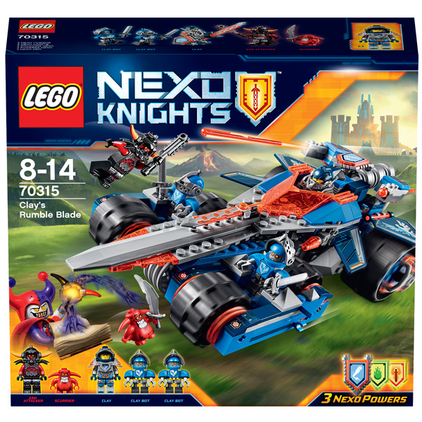 Lego Nexo Knights. Устрашающий разрушитель Клэя  