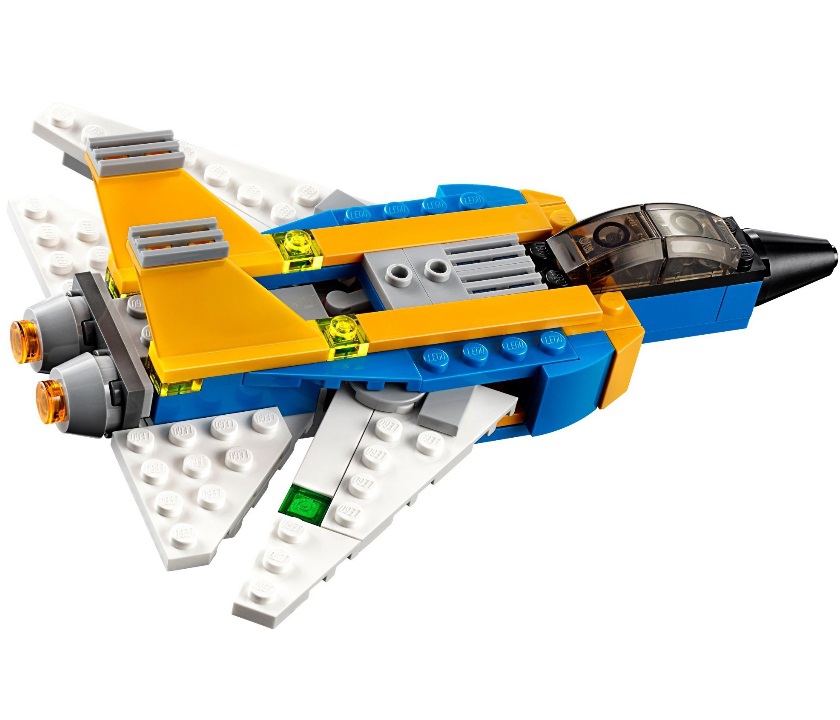 Lego Creator. Реактивный самолет  