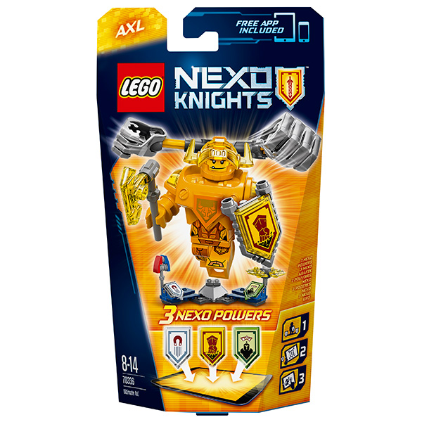 Lego Nexo Knights. Аксель — Абсолютная сила  