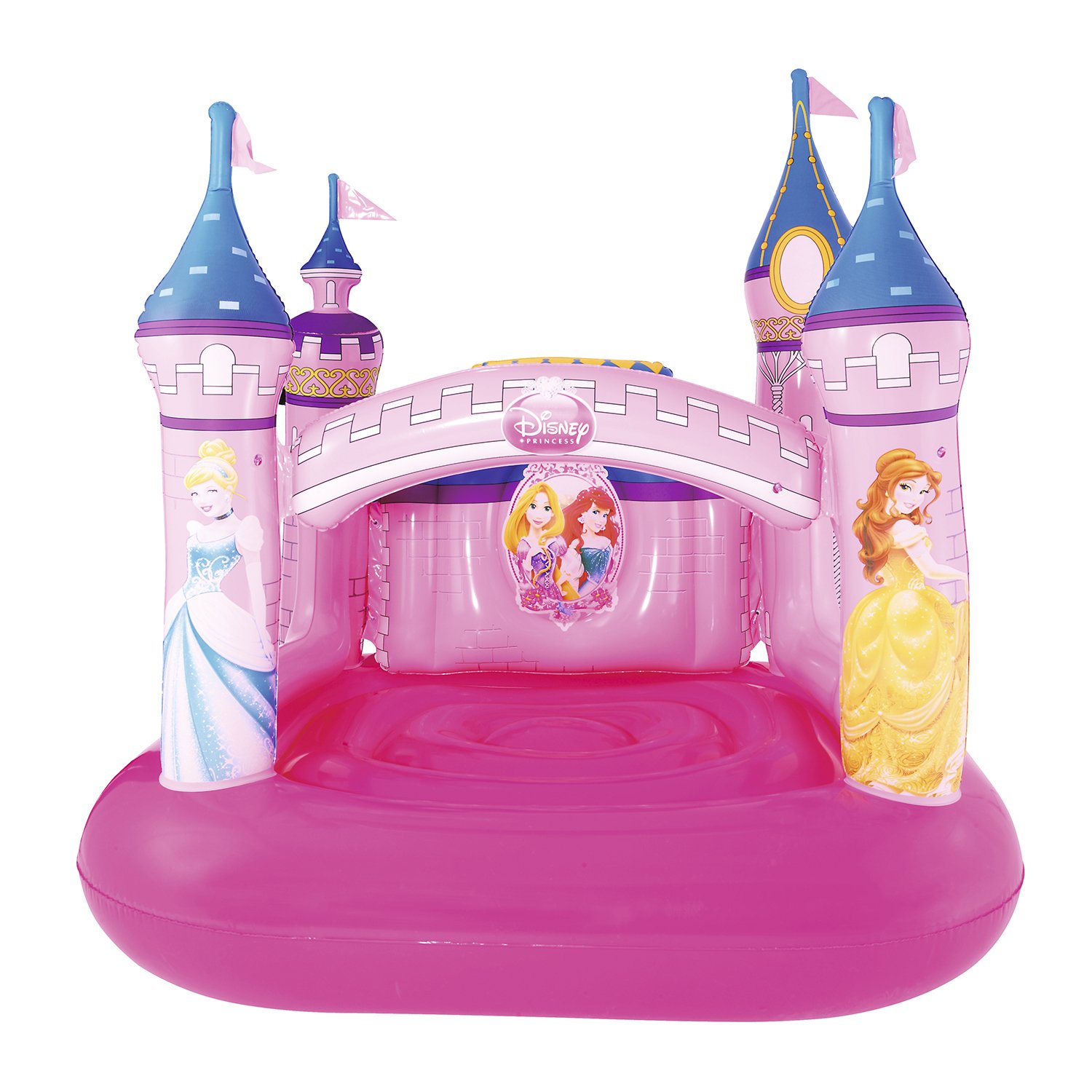 Надувной батут Замок из серии Disney Princess, размер 157 х 147 х 163 см., до 85 кг.  